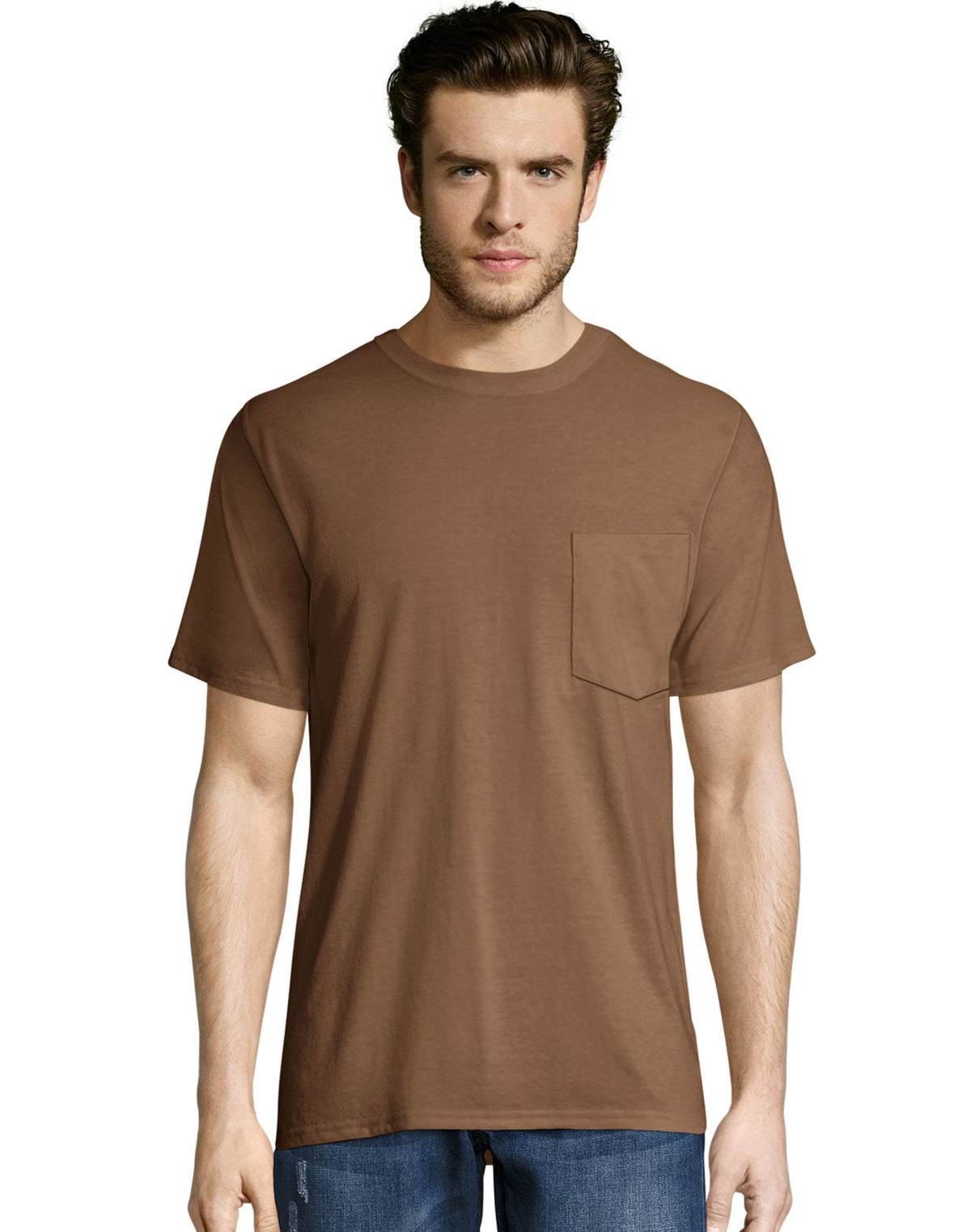 Hanes Mens X-Temp® FreshIQ® Workwear Pocket Tee Value 2-Pack