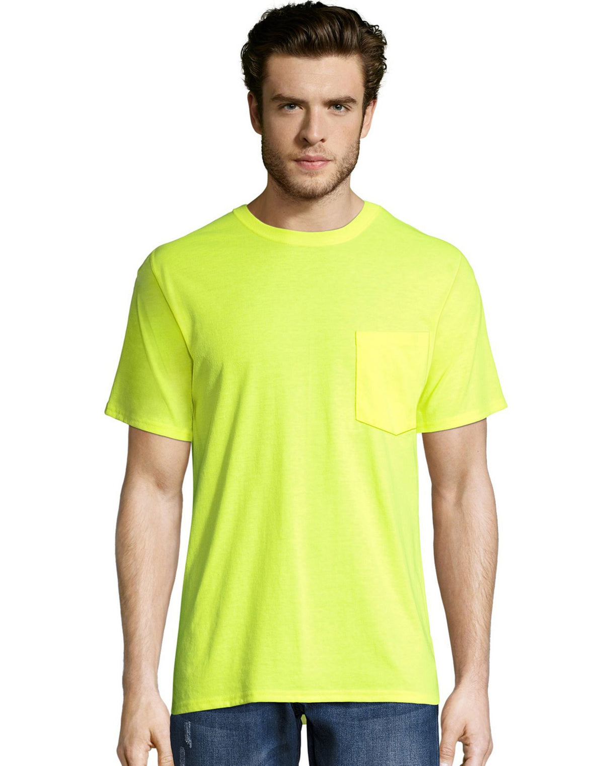 Hanes Mens X-Temp® FreshIQ® Workwear Pocket Tee Value 2-Pack