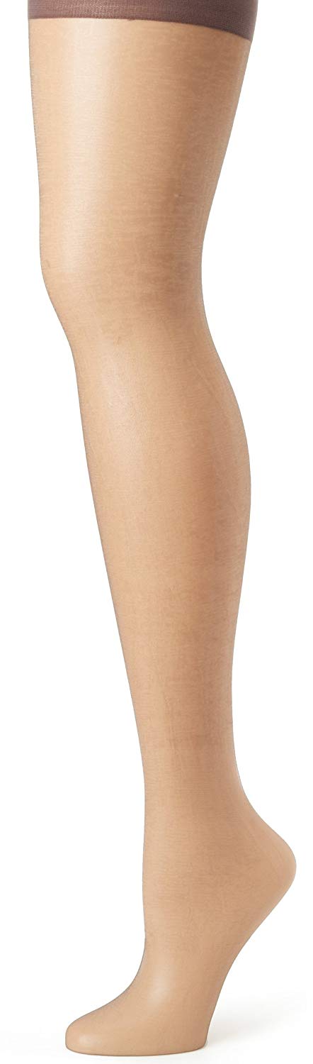 Hanes Womens Plus Absolutely Ultra Sheer Control Top Reinforced Toe Pantyhose