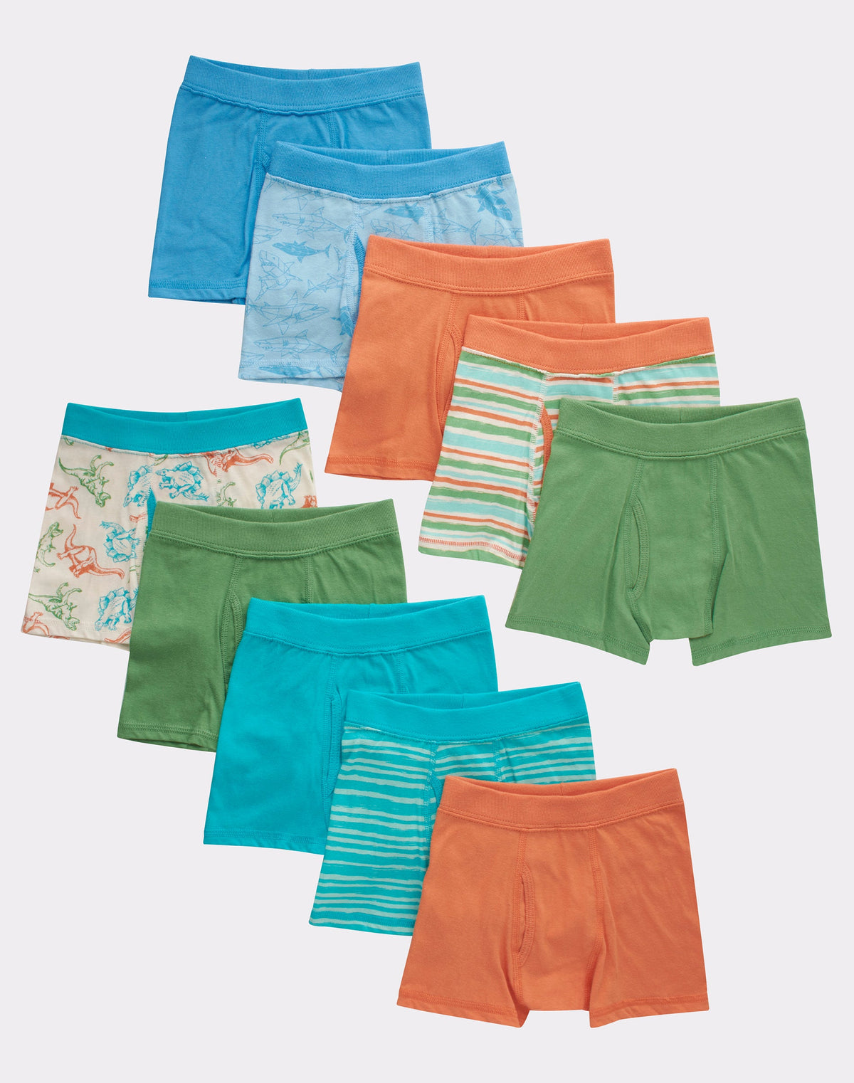 Hanes Toddler Boys Pure Comfort® Boxer Briefs 10-Pack