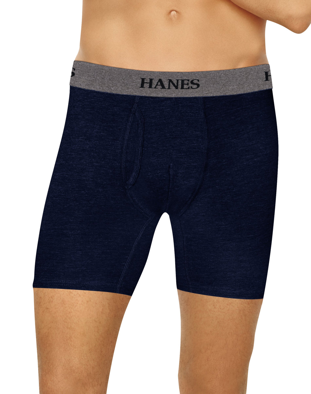 Hanes Mens Ultimate® Cotton Stretch Comfort Flex Fit® Boxer Briefs 3-Pack 2XL