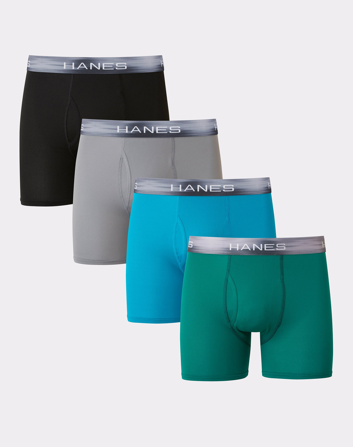 Hanes Mens Sport™ X-Temp® Air Boxer Brief Assorted 4-Pack