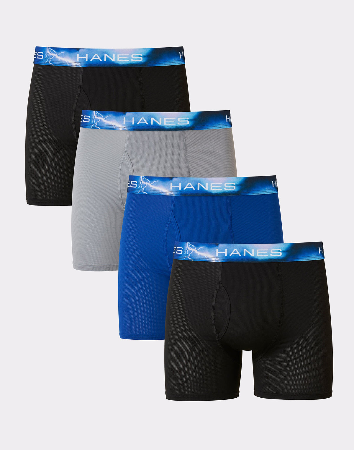 Hanes Mens Sport™ X-Temp® Air Boxer Brief 4-Pack