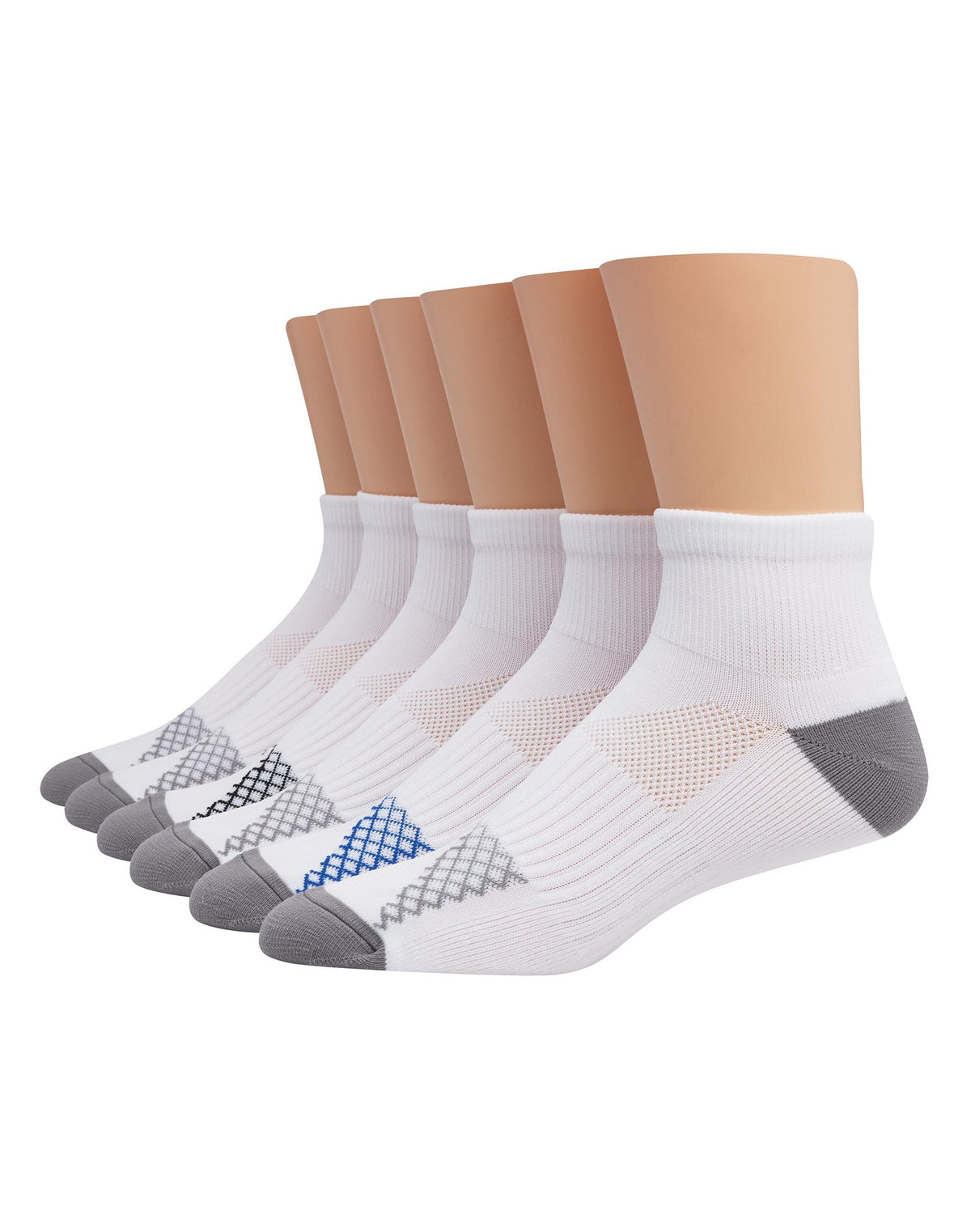 Hanes Mens X-Temp™ Performance Ankle Socks 6-Pack