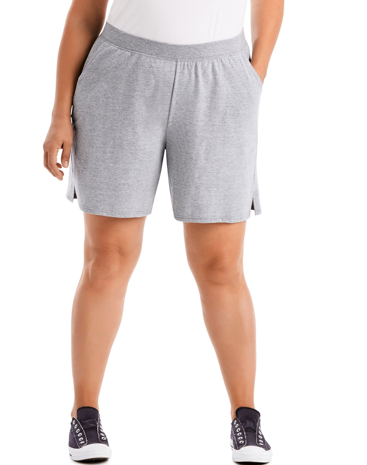 JMS Womens Cotton Jersey Pull-On Shorts