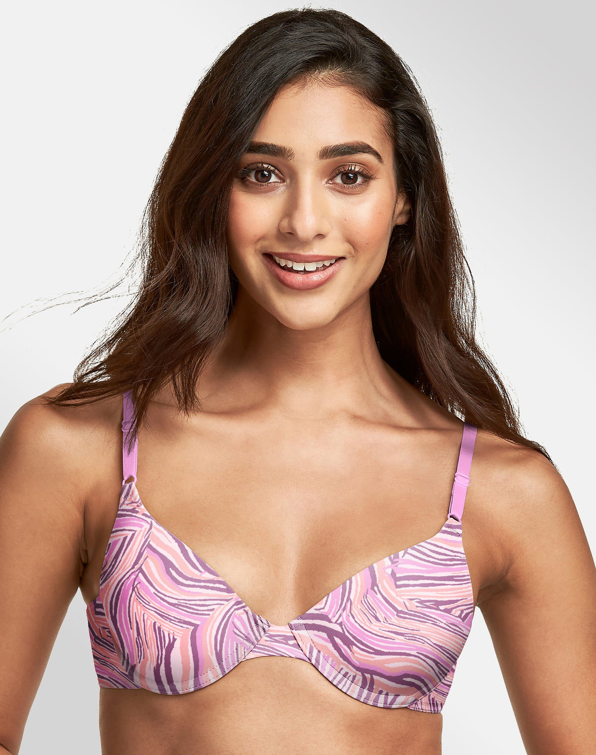 Maidenform Womens One Fab Fit® Original Tailored Demi T-Shirt Bra