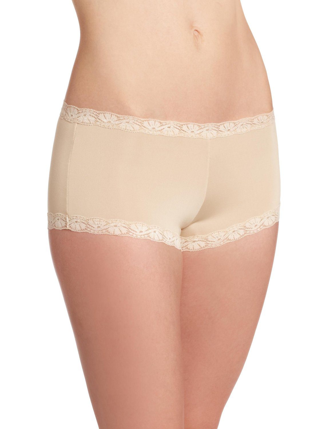 Maidenform Womens One Fab Fit Microfiber and Lace Boyshort – Best-Seller!