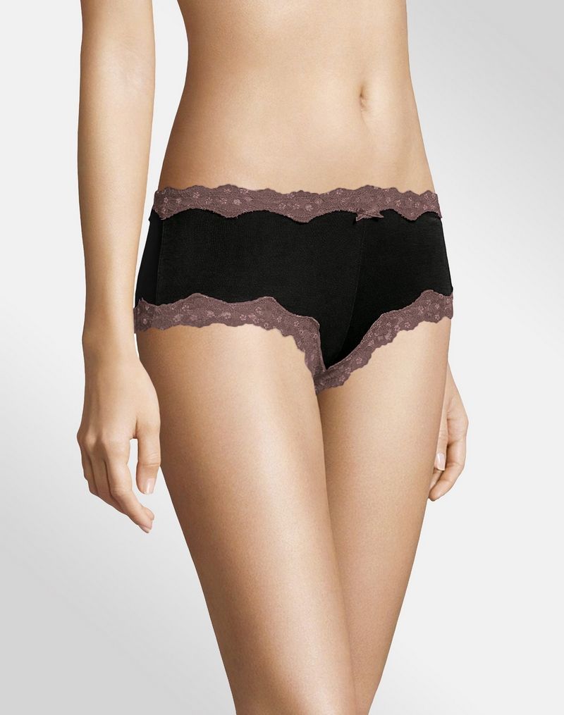 Maidenform Womens Cheeky Scalloped Lace Hipster