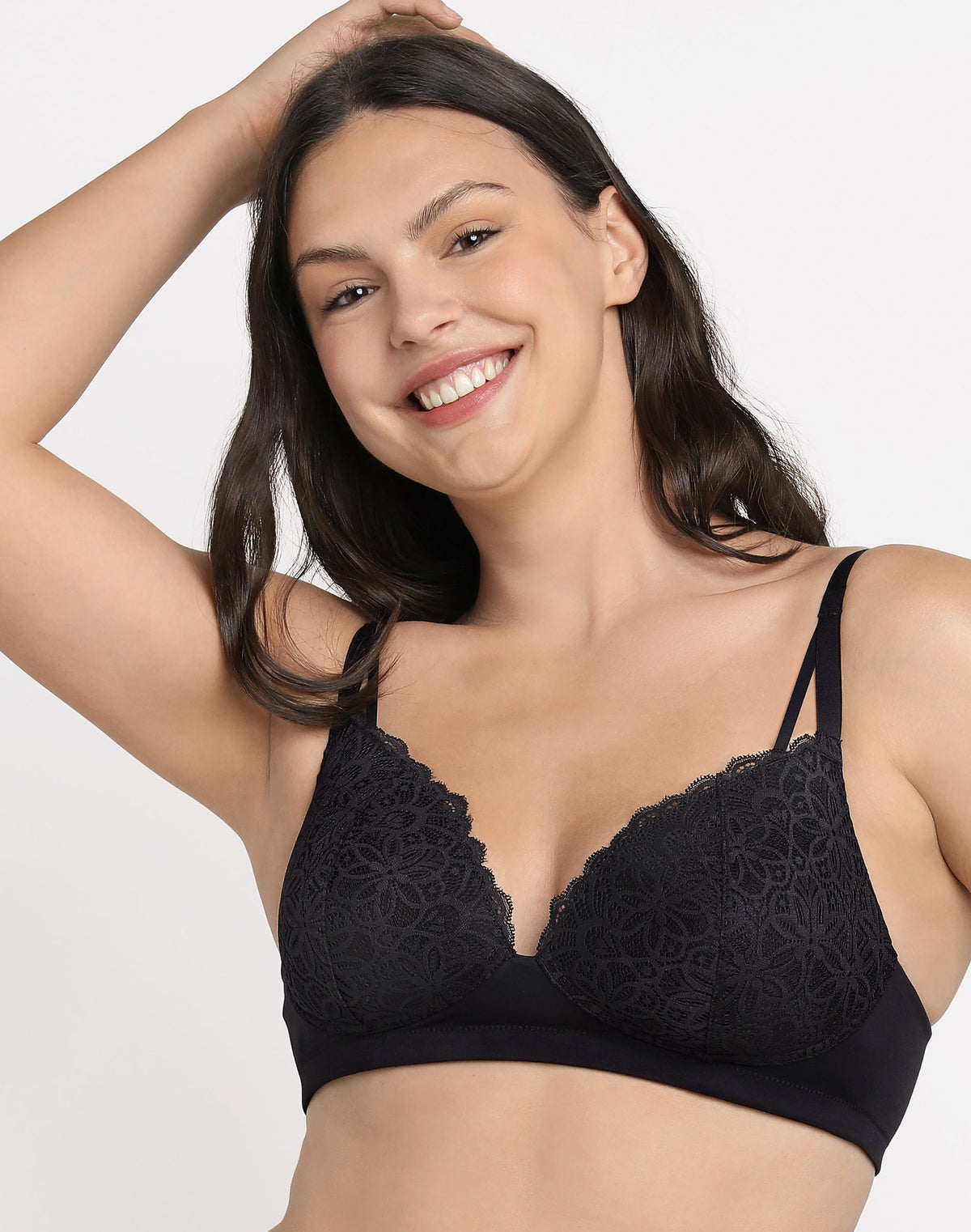 Maidenform Womens Soft Support Lace Bralette