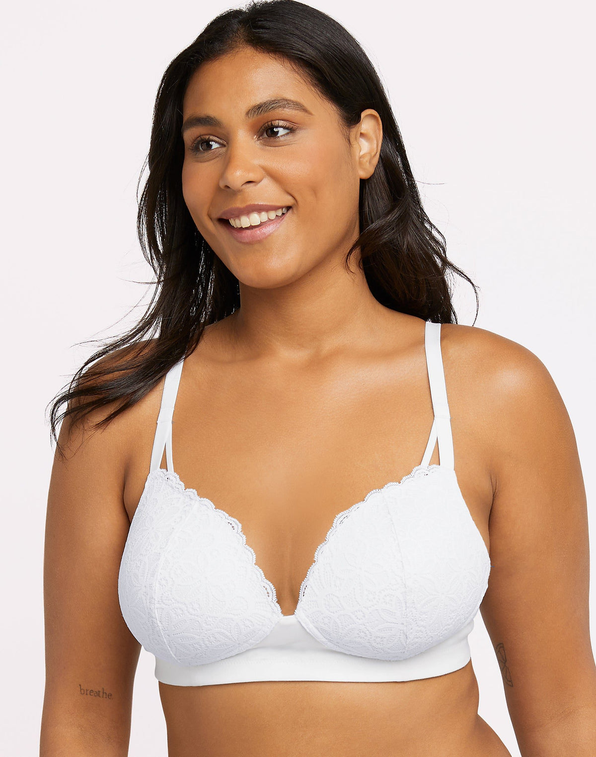 Maidenform Womens Soft Support Lace Bralette