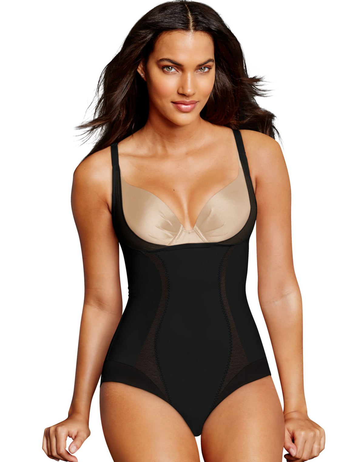 Maidenform Womens Open Bust Body Shaper With Cool Comfort™ And Anti-Static