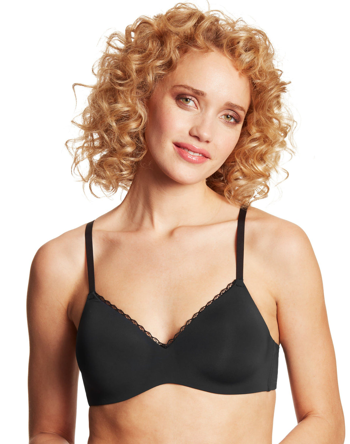 Maidenform Womens Pure Comfort Semi Embellished Lift Wireless T-Shirt Bra