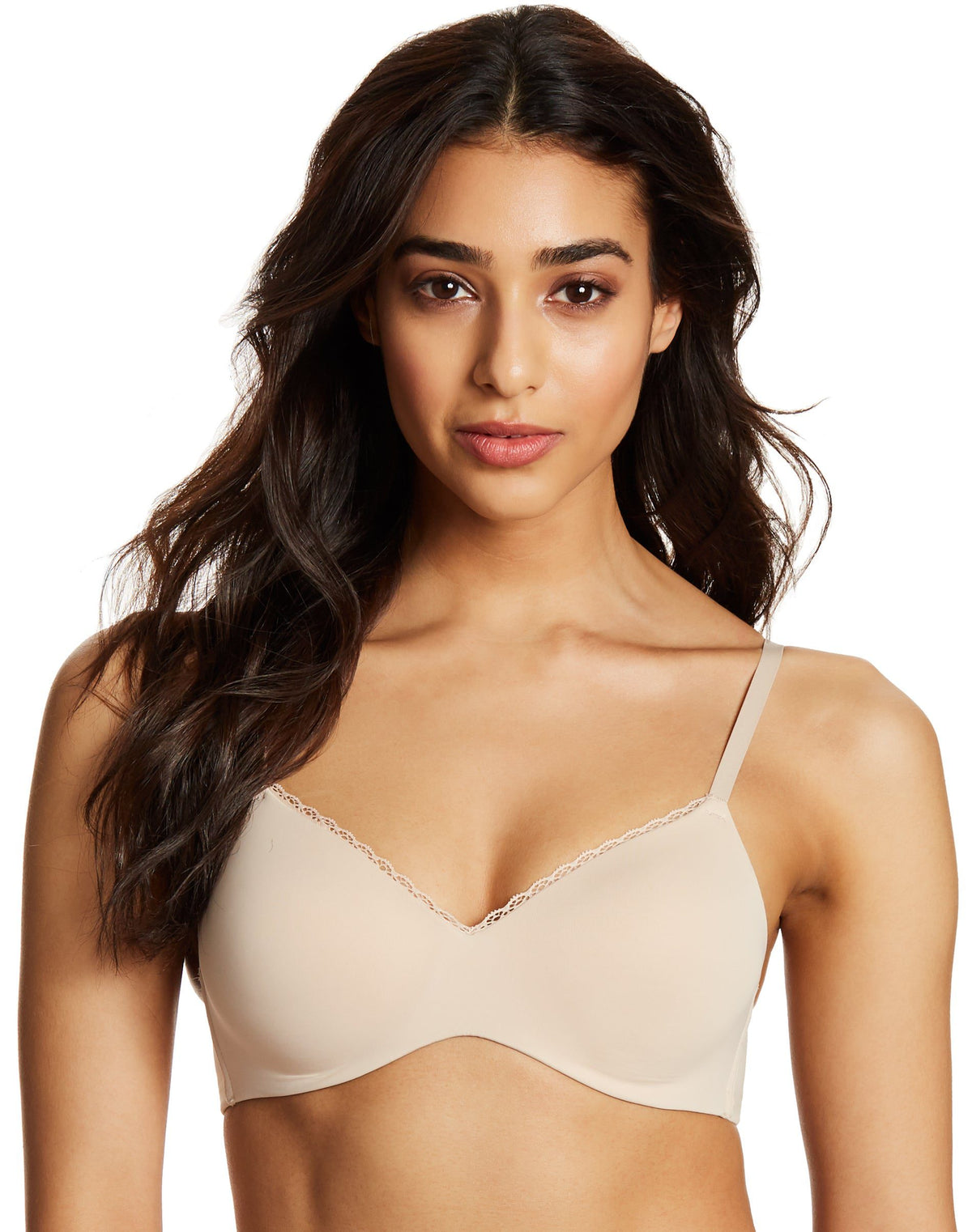 Maidenform Womens Pure Comfort Semi Embellished Lift Wireless T-Shirt Bra