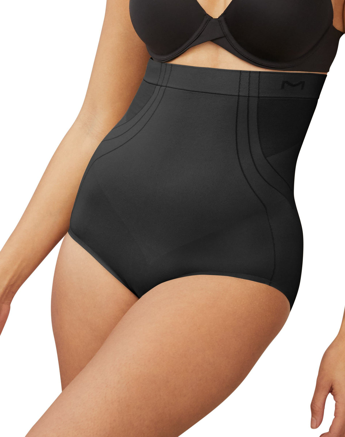 Maidenform Womens Cool Comfort Seamless Shaping High Waist Brief