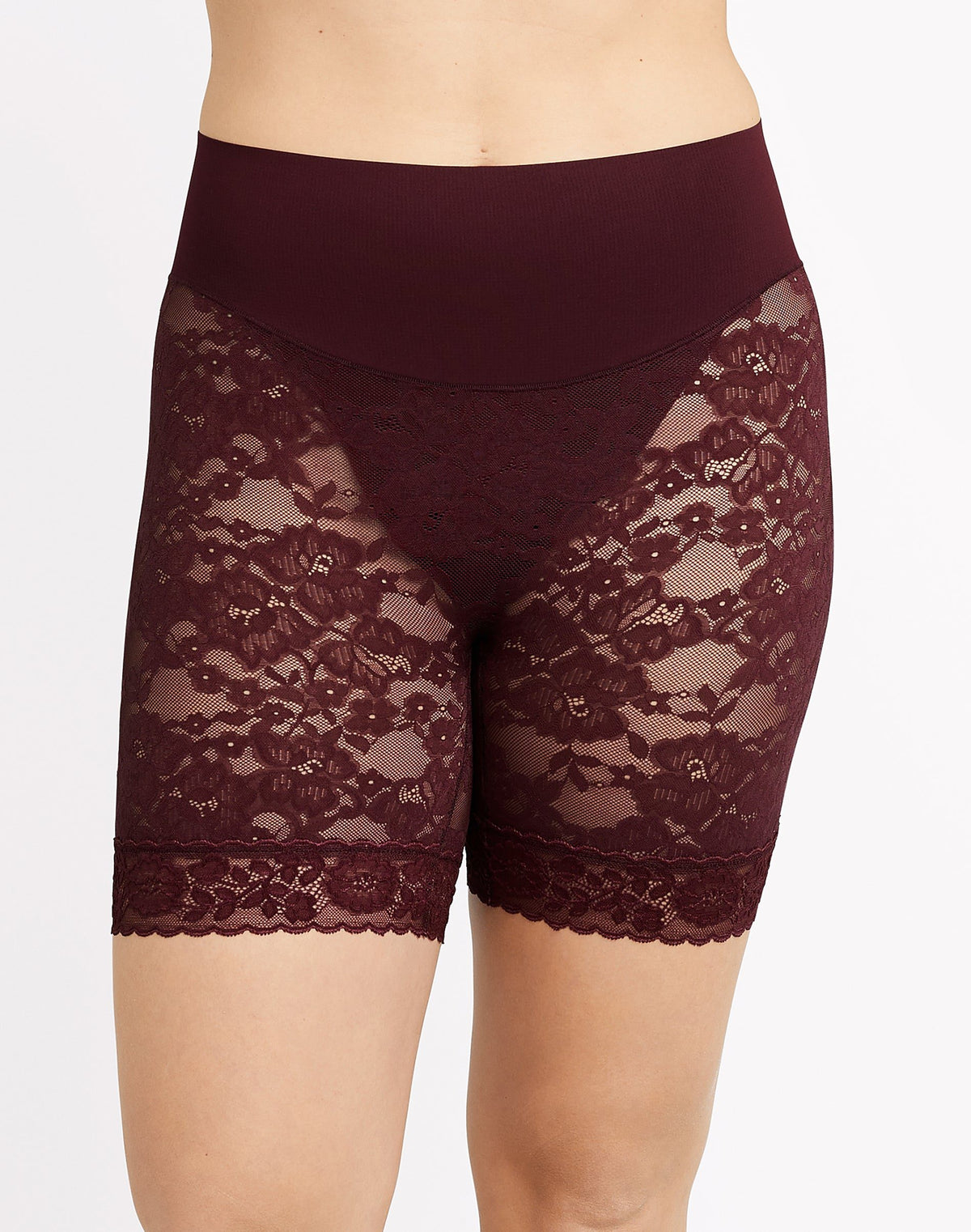 Maidenform Womens Tame Your Tummy Lace Shorty