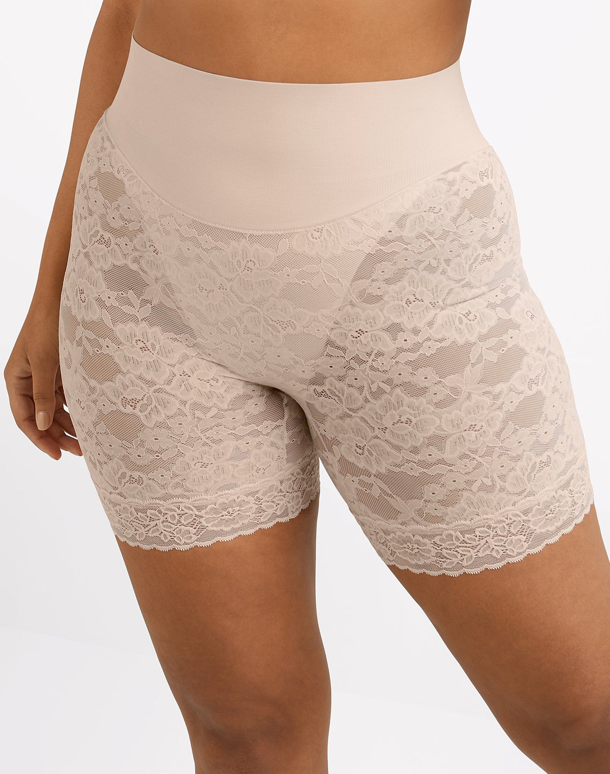 Maidenform Womens Tame Your Tummy Lace Shorty
