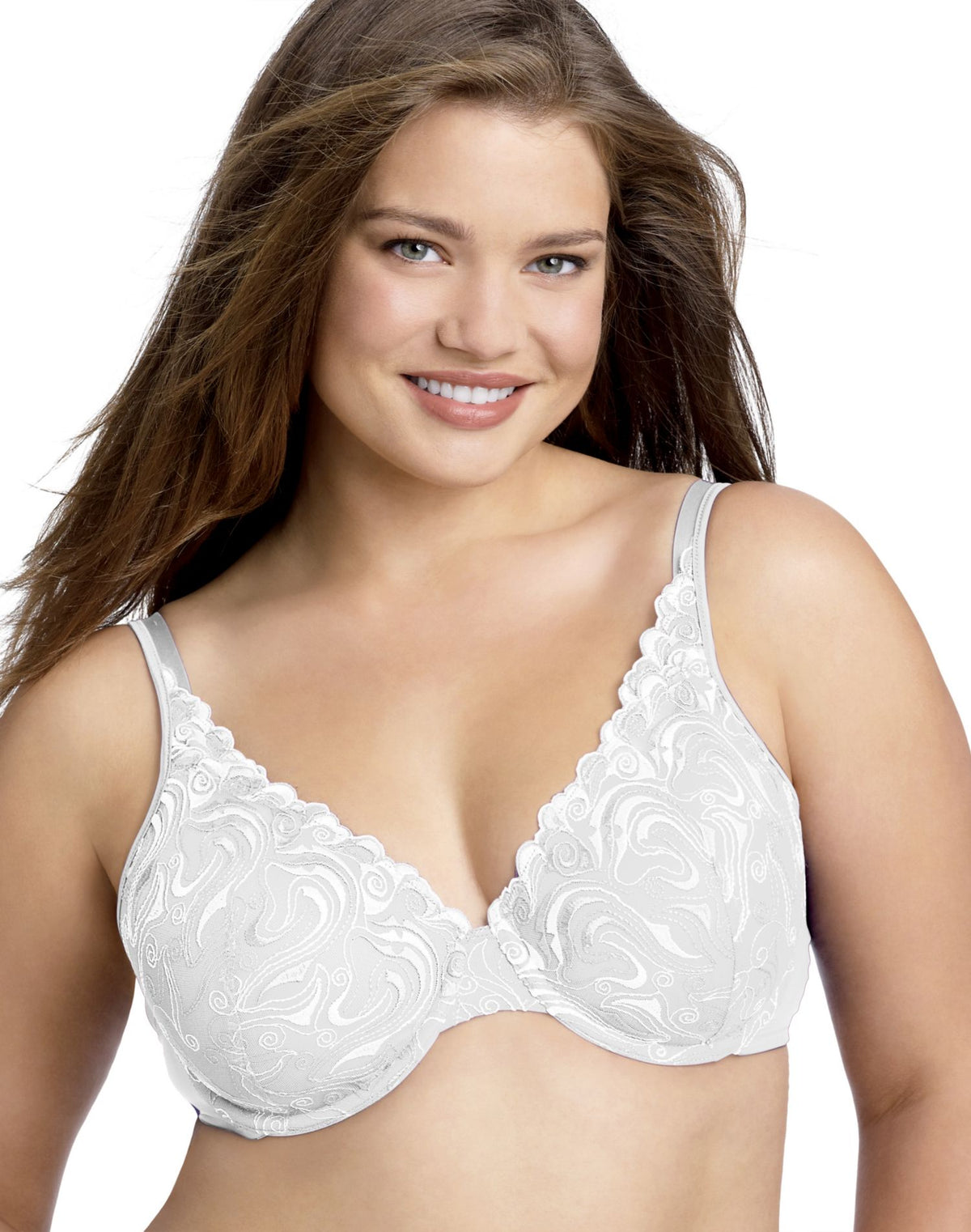 Playtex Womens Secrets Beautiful Lift Embroidered Underwire Bra