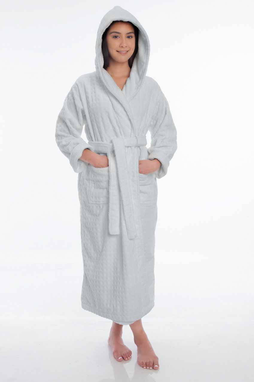 Gemsli Womens Luxurious Hooded Terry Robe